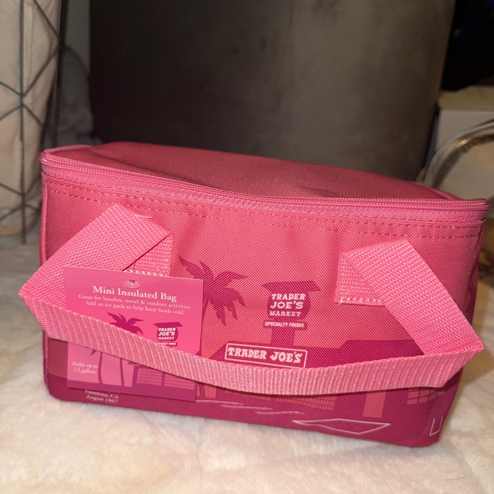 Trader Joe’s Pink Lunch Tote